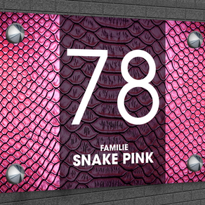 Slangen Pink print